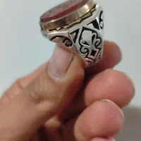 انگشتر نقره عقیق یمن خط|جواهرات|کهریزک, |دیوار