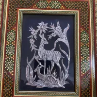 تابلو کار اصفهان معرق کاری|تابلو، نقاشی، عکس|گرگان, |دیوار