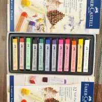 پاستل گچی فابرکاستل 12 رنگ