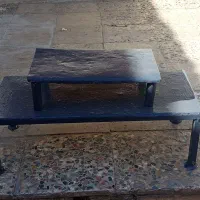 دوعدد‌میز‌اهنی|صندلی و نیمکت|خاش, |دیوار