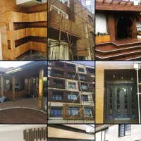 خدمات چوب ترمو ، روفگاردن ، نما ساختمان|خدمات پیشه و مهارت|تهران, جردن|دیوار