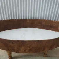 چمدان بسیار قدیمی کار خاص کشتی چوبی باکس لباس|کلکسیون اشیاء عتیقه|قم, انسجام|دیوار