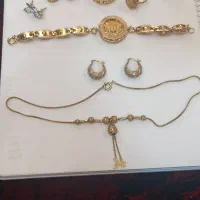 گوشواره گردنبند نیم ست دستبند