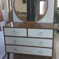 سرویس خواب تخت کمد لباس میز تی وی میز تحریر|تخت و سرویس خواب|مشهد, کلاته برفی|دیوار