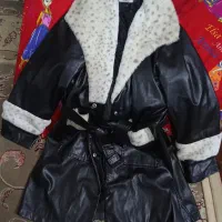 پالتو یه تومن پالتو بارونی مشکی سایز متوسط