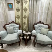 مبل استیل ۷نفره با صندلی