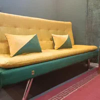 مبل راحتی تخت خواب شو تختشوزرد