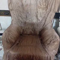 روکش پارچه ایی مبل هفت نفره نسکافه ایی رنگ