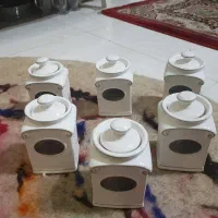 ست ادویه خوری جدید فرانسه با نوشته لیبل دار