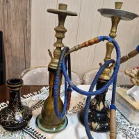 قلیان ۲ عدد برنج و مس