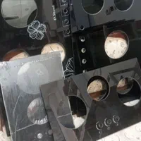 انواع شیشه اجاق گاز واستیل وصفحه لعاب موجود است