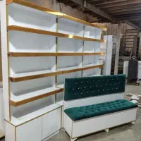 پیشخوان دکور داروخانه قفسه ویترین صندلی لمسه کد305