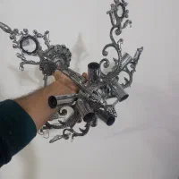 لوستر برنز|لوستر و چراغ آویز|تبریز, |دیوار