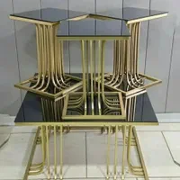 میز عسلی و جلو مبلی پایه فلزی استیل مدل نخلی|مبلمان خانگی و میز عسلی|آفتاب, |دیوار