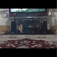 میز ال سی دی شیشه ای