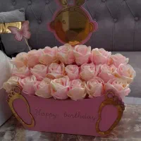 گل رمانی|گل مصنوعی|تاکستان, |دیوار