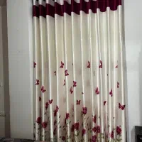 دو تا پرده جنس خوب بدون نیاز به آستر