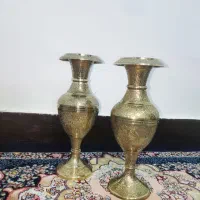 گلدان های برنج هندی طرح طاووس|صنایع دستی و سایر لوازم تزئینی|مسجد سلیمان, |دیوار