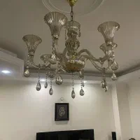 لوستر کریستالی شامپاینی|لوستر و چراغ آویز|تهران, جنت‌آباد مرکزی|دیوار
