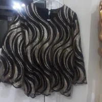 بلوز مجلسی در حدنو دوبار پوشیده شده سایز ۴۶تا۵۰