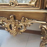 بوفه ورق طلا|بوفه، ویترین، کنسول|ری, سرتخت|دیوار