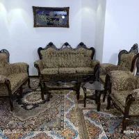 مبل 7 نفره همراه با عسلی