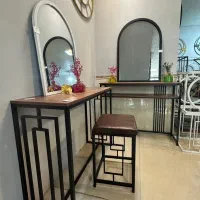 میز آرایش کنسول وصندلی مدل پازل