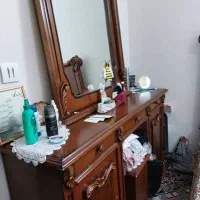 تخت و کمد کار کرده.|تخت و سرویس خواب|مشهد, امیریه|دیوار