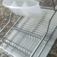 سبد ظرف دوطبقه آلومینیوم ضدزنگ