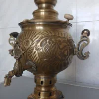یک عددسماوربرنجی|سماور، چای‌ساز، قهوه‌ساز|نیشابور, مبارکه|دیوار