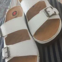 صندل دمپایی زنانه چرم طبی اصل طبیعی اورجینال نونو