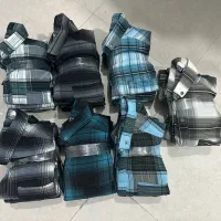 پیراهن مردانه چهارخانه کشی تک جیب