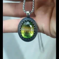 گردنبد جواهری سنگ تورمالین