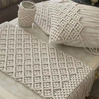 بافت محصولات مکرومه ترند|پرده، رانر، رومیزی|شیراز, احمدی جنوبی|دیوار