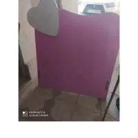 تخت نوجوان رنگ صورتی با سفید