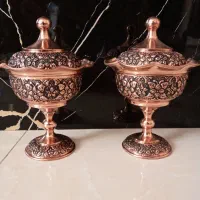 قندان مسی نمکدان برنجی