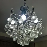 یک جفت لوستر ۶شاخه سالم+لوسترچوبی آشپزخانه