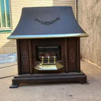 بخاری شومینه تمیز در حد نو