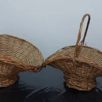 سبد حصیری|صنایع دستی و سایر لوازم تزئینی|شیراز, شاپورجان|دیوار