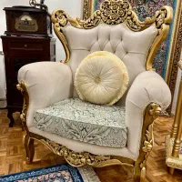 مبلمان مبل استیل سلطنتی در حد نو (جهیزیه)|مبلمان خانگی و میز عسلی|تهران, فرمانیه|دیوار