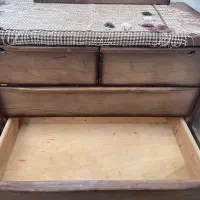 میز و اینه چوبی|جاکفشی، کمد، دراور|اردکان, |دیوار