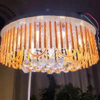 لوستر اسپیکر دار با دو کنترل وارداتی