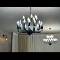 دو عدد لوستر چندشاخه