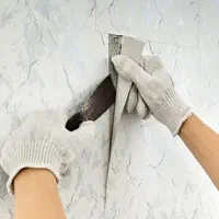 نصب ، کندن کاغذ دیواری ، زیرسازی