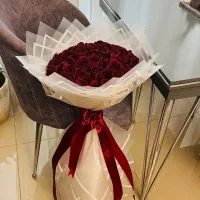 دسته گل روبانی به صورت کاملا حرفه ای