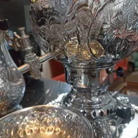 سماور گازی آپولوم قلم کاری شده|سماور، چای‌ساز، قهوه‌ساز|مشهد, شهید هاشمی نژاد|دیوار