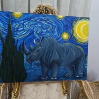 تابلو کرگدن