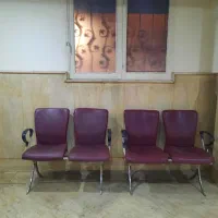 فروش۶جفت‌صندلی دوتایی  وتکی انتظار چرم واستیل|مبلمان اداری|تهران, دروس|دیوار