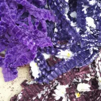 الیاف دور پتو مسافرتی  الیاف دم قیچی کارگاهی