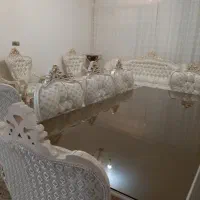 نهار خوری استیل ۸نفره خیلی کم استفاده شده